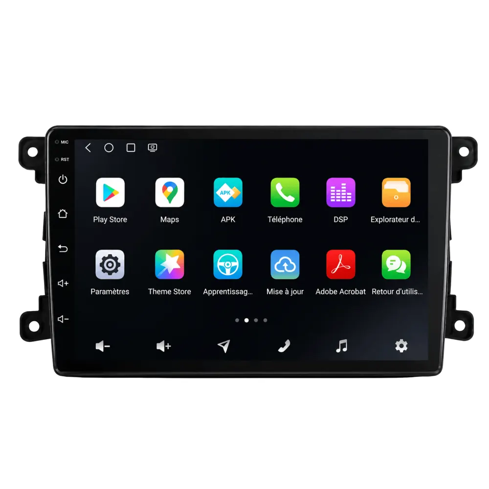 Autoradio Android 9″ pour Fiat 500/Abarth (À partir de 2016) · vue 2