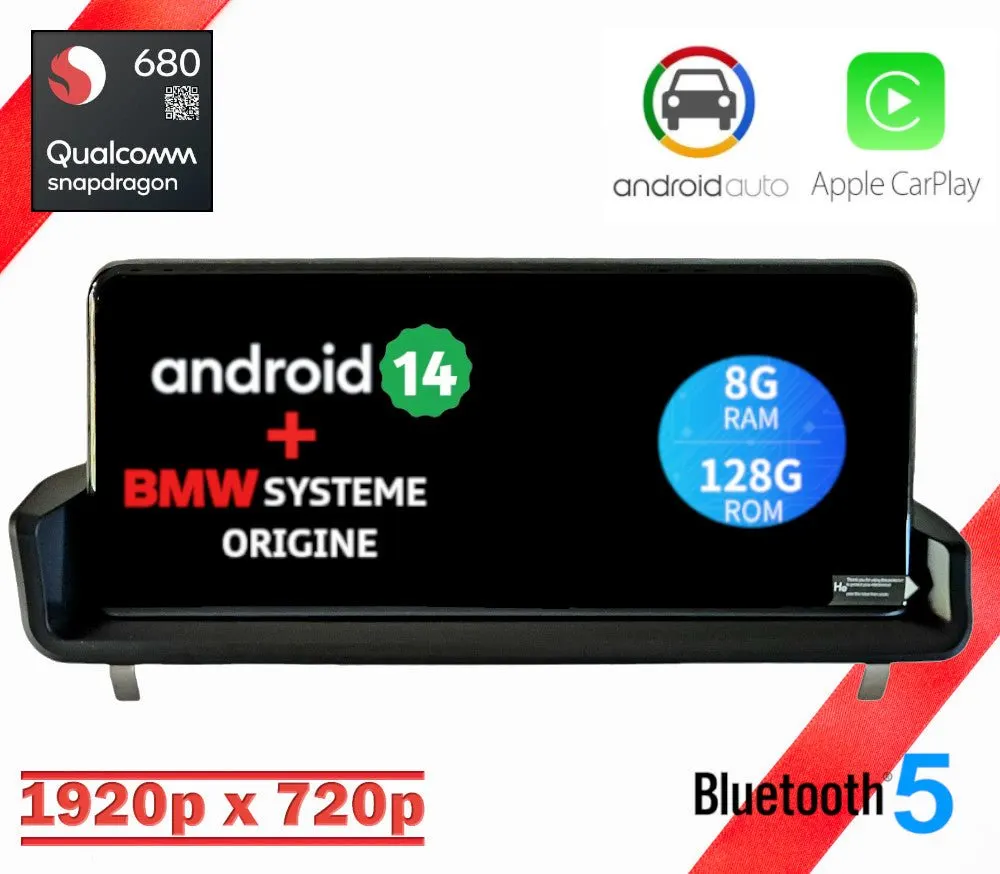 Écran Android 8,8″ pour BMW Série 3 E90, E91, E92, E93 / M3 (2005–2012) · vue 6