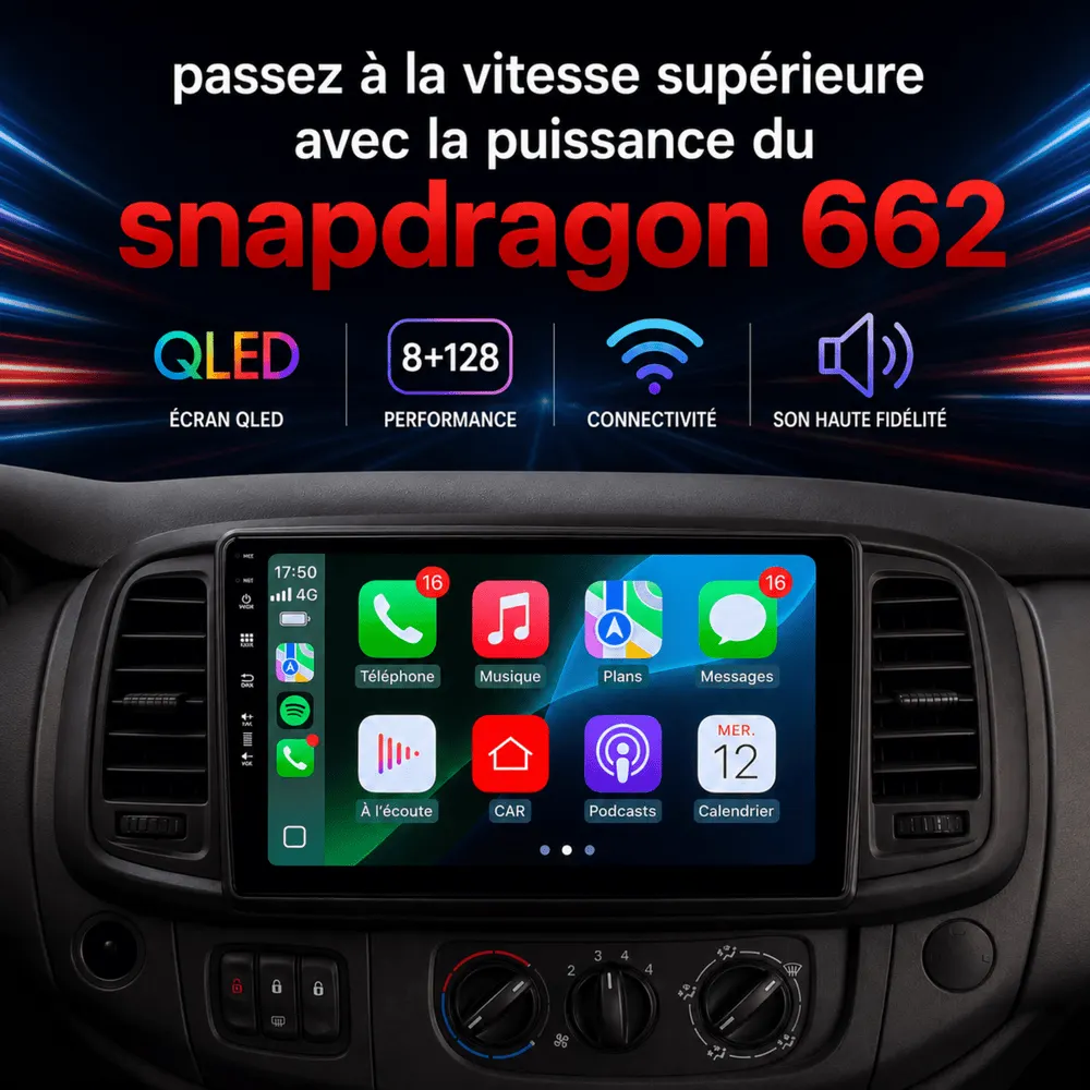 Autoradio Android 10,1″ pour Nissan Primastar
