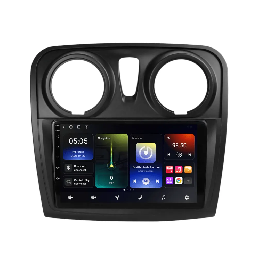 Autoradio Android 9″ pour Dacia Logan II (2013–2020) · vue 6