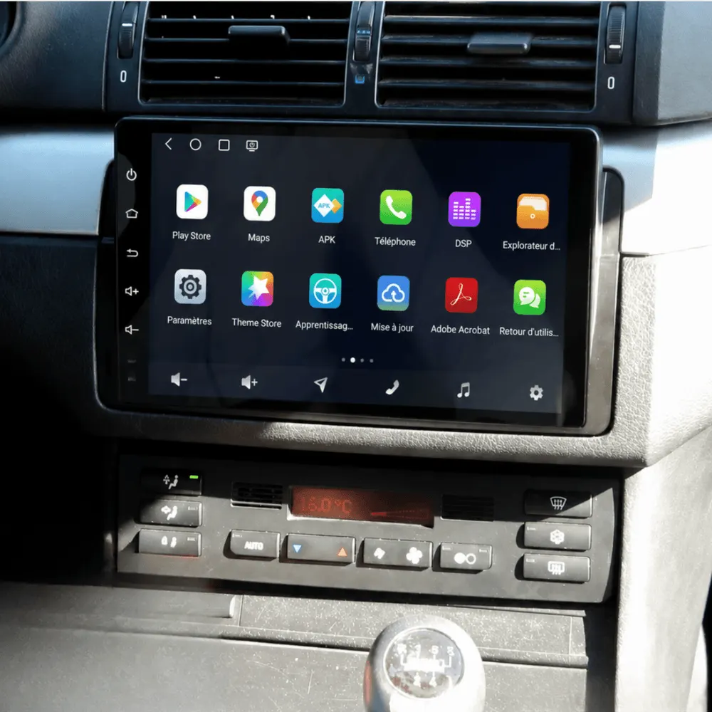 Autoradio Android 9″ pour BMW Série 3 E46 (1998–2006) · vue 5