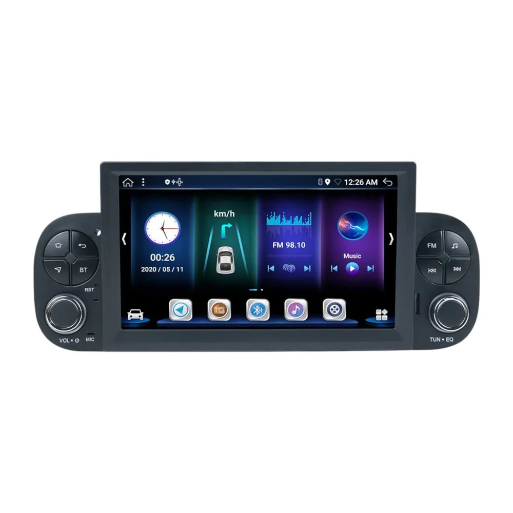 Autoradio Android 7″ pour Fiat Panda III/Pandina (À partir de 2011) · vue 2