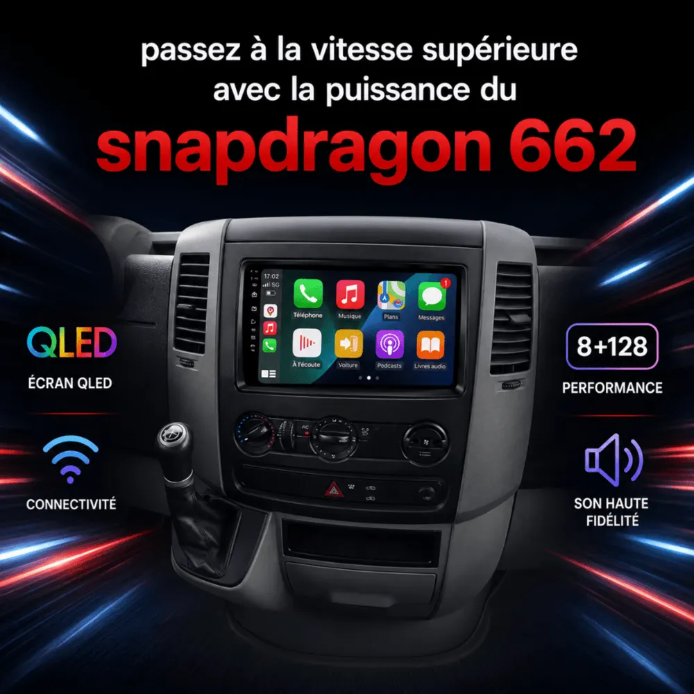 Autoradio Android 9″ pour Mercedes Sprinter - W906/W209/W311/W315/W318