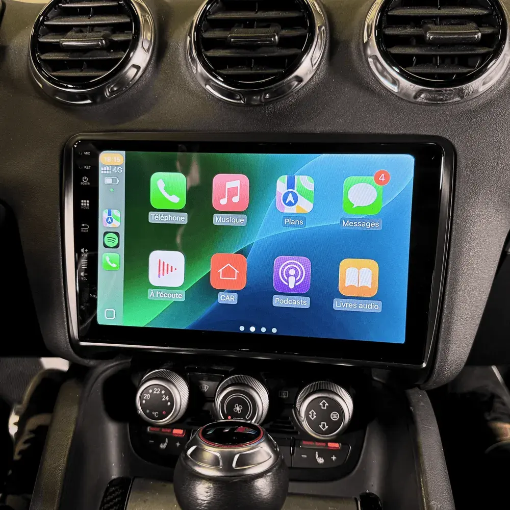 Autoradio Android 9″ pour Audi TT MK2 (2006–2014) · vue 5