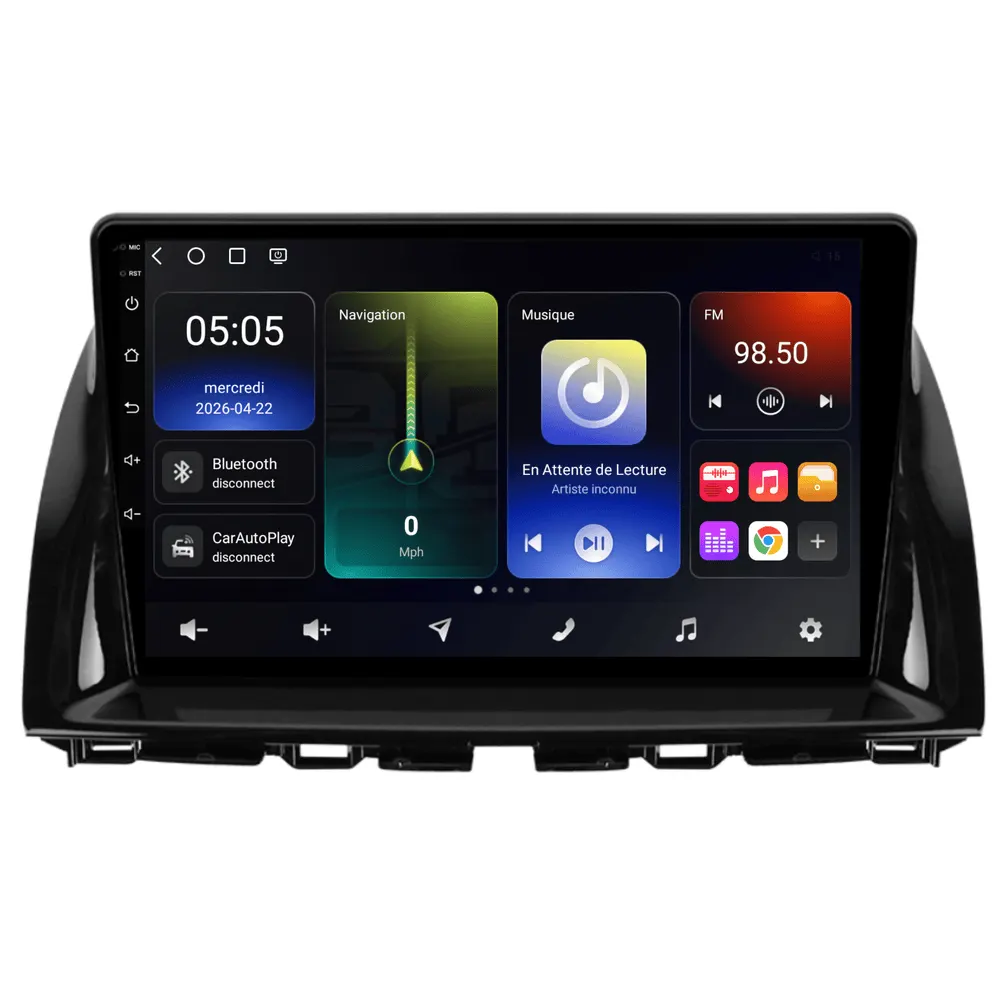 Autoradio Android 10,1″ pour Mazda CX5 (2012–2017) · vue 6