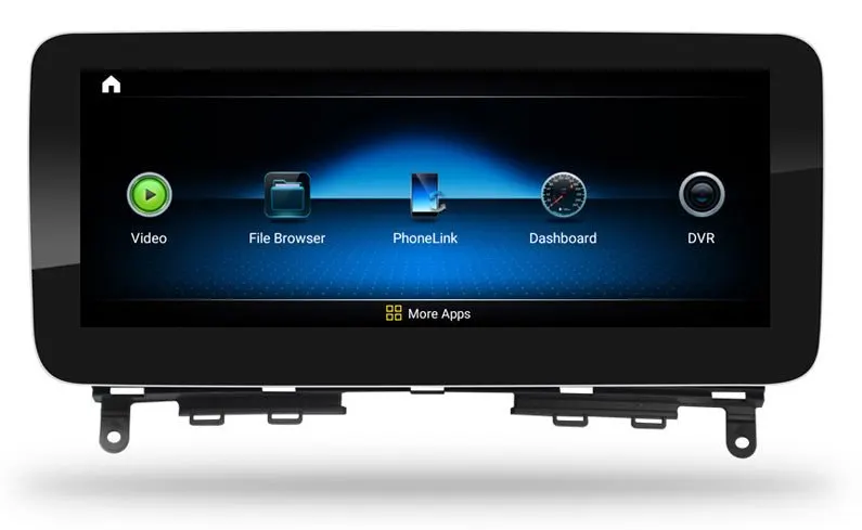 Écran Android 10,25″ pour Mercedes Classe C W204 (2007–2010) · vue 3
