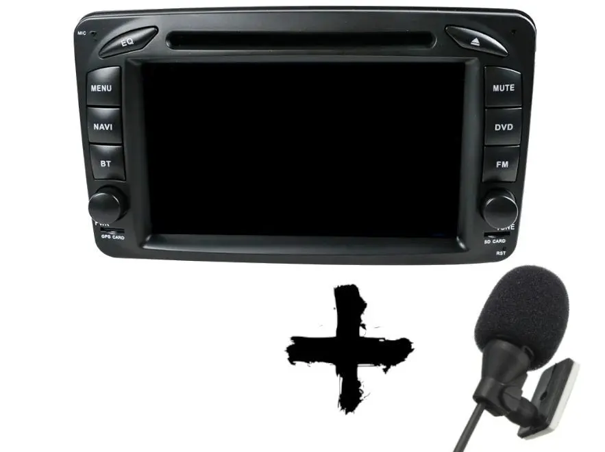 Autoradio Android pour Mercedes Benz CLK W209 (2002–2005) · vue 3