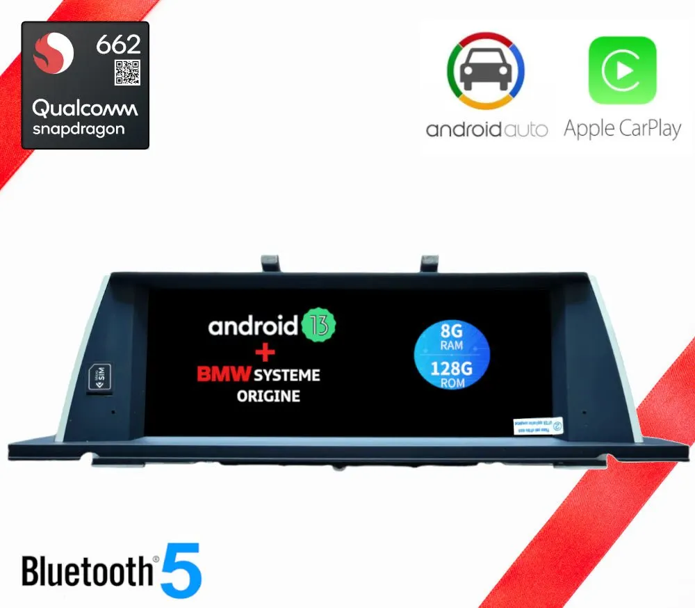 Écran Android 10,25″ pour BMW Série 5 F07 GT · NBT