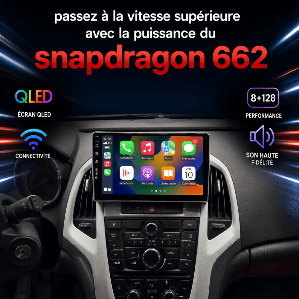 Autoradio Android 9″ pour Opel Astra J