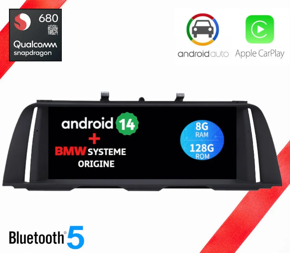 Écran Android 10,25″ pour BMW Série 5 F10/F11/F18 / M5 · CIC