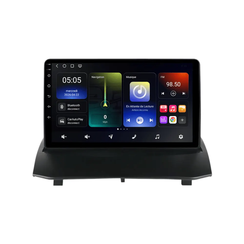 Autoradio Android 9″ pour Ford Fiesta (2008–2017) · vue 7