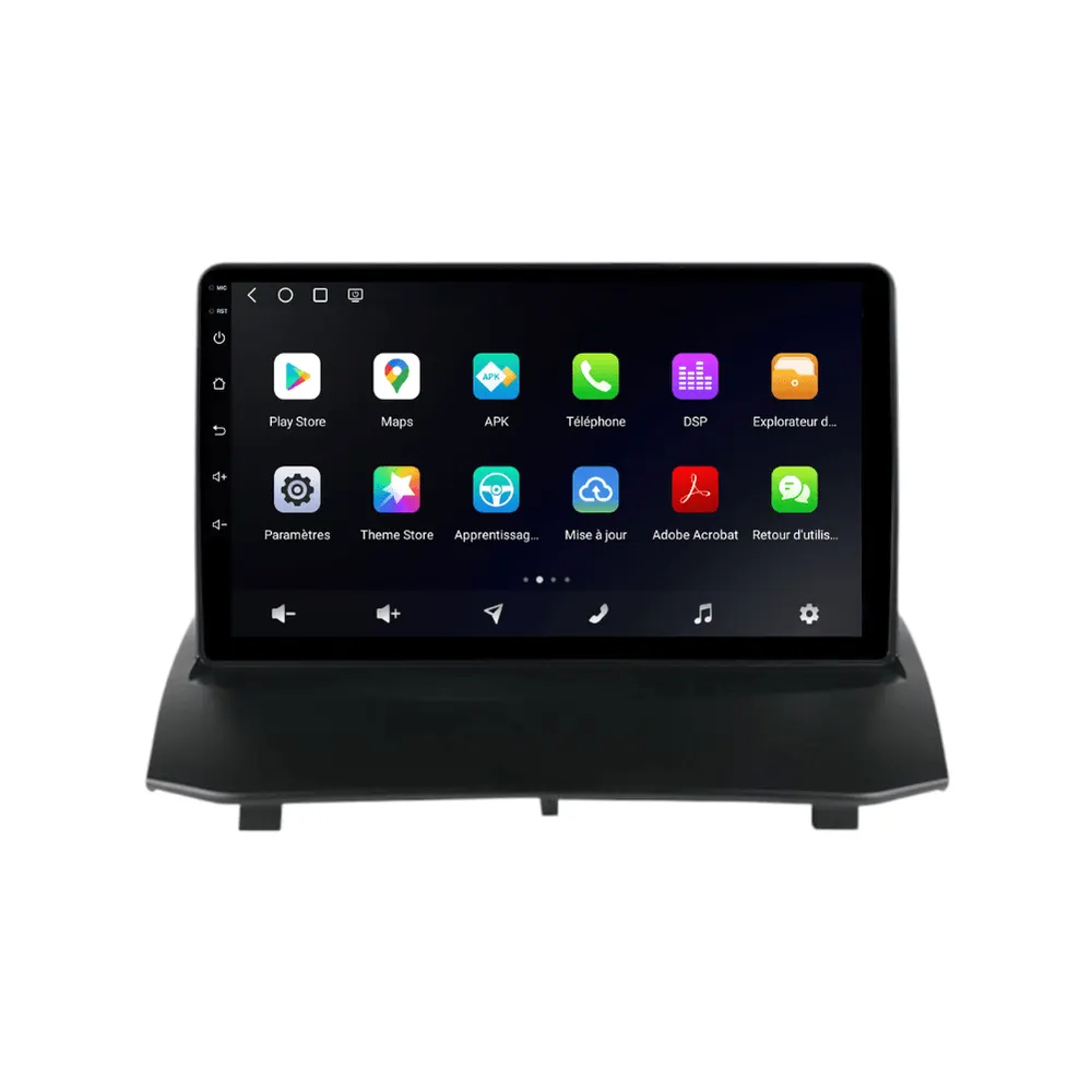 Autoradio Android 9″ pour Ford Fiesta (2008–2017) · vue 2