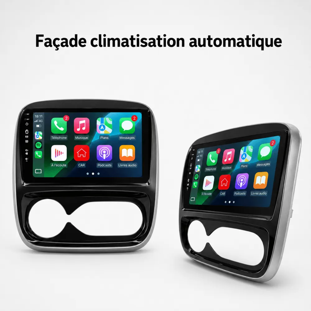Autoradio Android 9″ pour Renault Trafic 3 (2014–2021) · vue 2