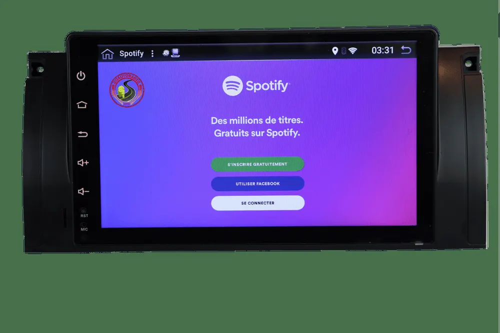 Autoradio Android 9″ pour BMW Série 7 E38 (1999–2001) · vue 4