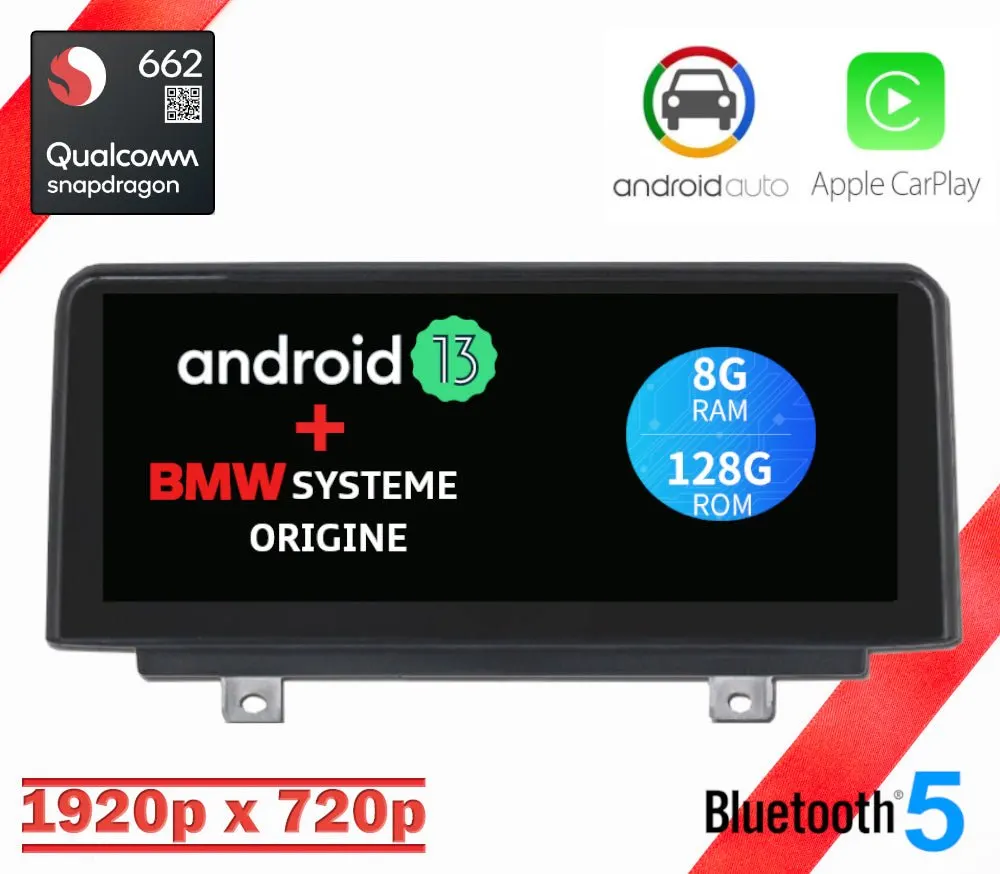 Écran Android 8,8″ pour BMW Série 1 F20/F21 · EVO