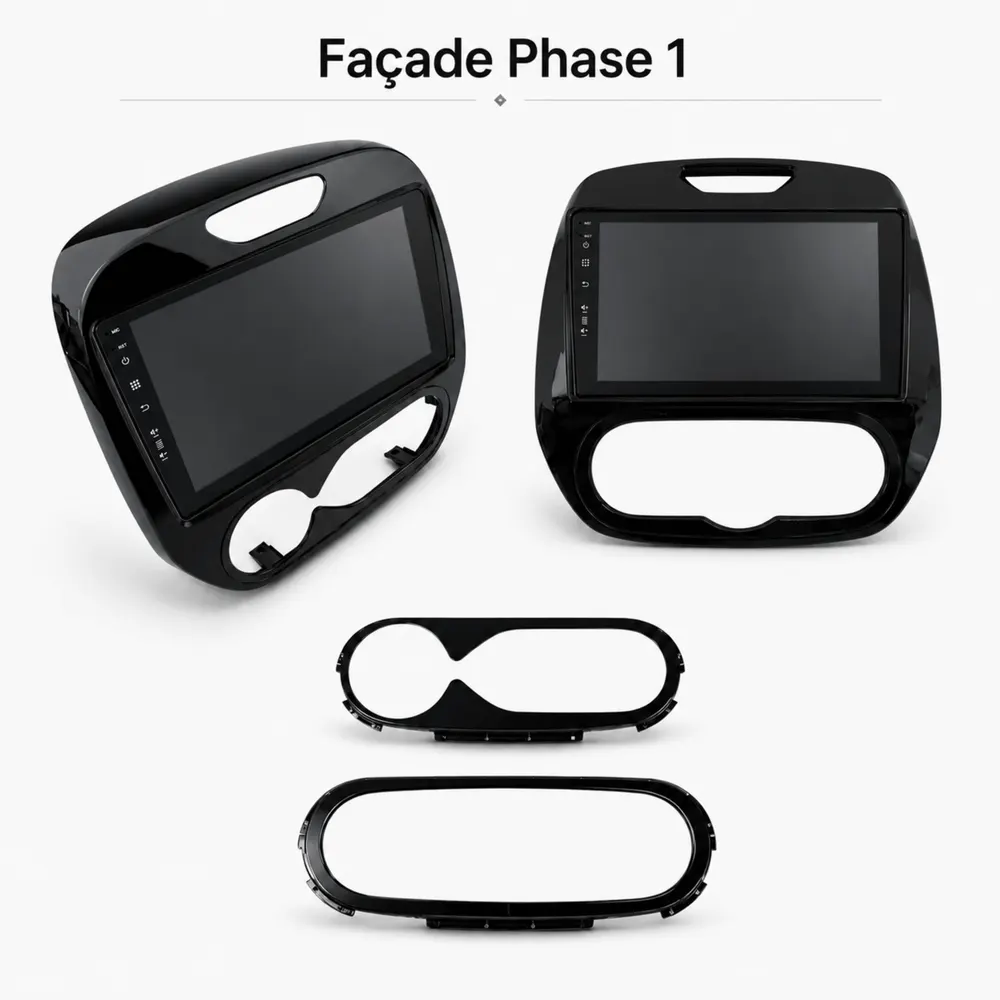 Autoradio Android 9″ pour Renault Captur I (2013–2019) · vue 3