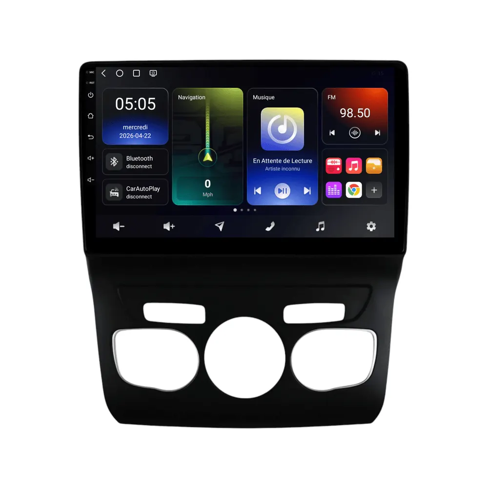 Autoradio Android 10,1″ pour Citroën C4 (2011–2018) · vue 2