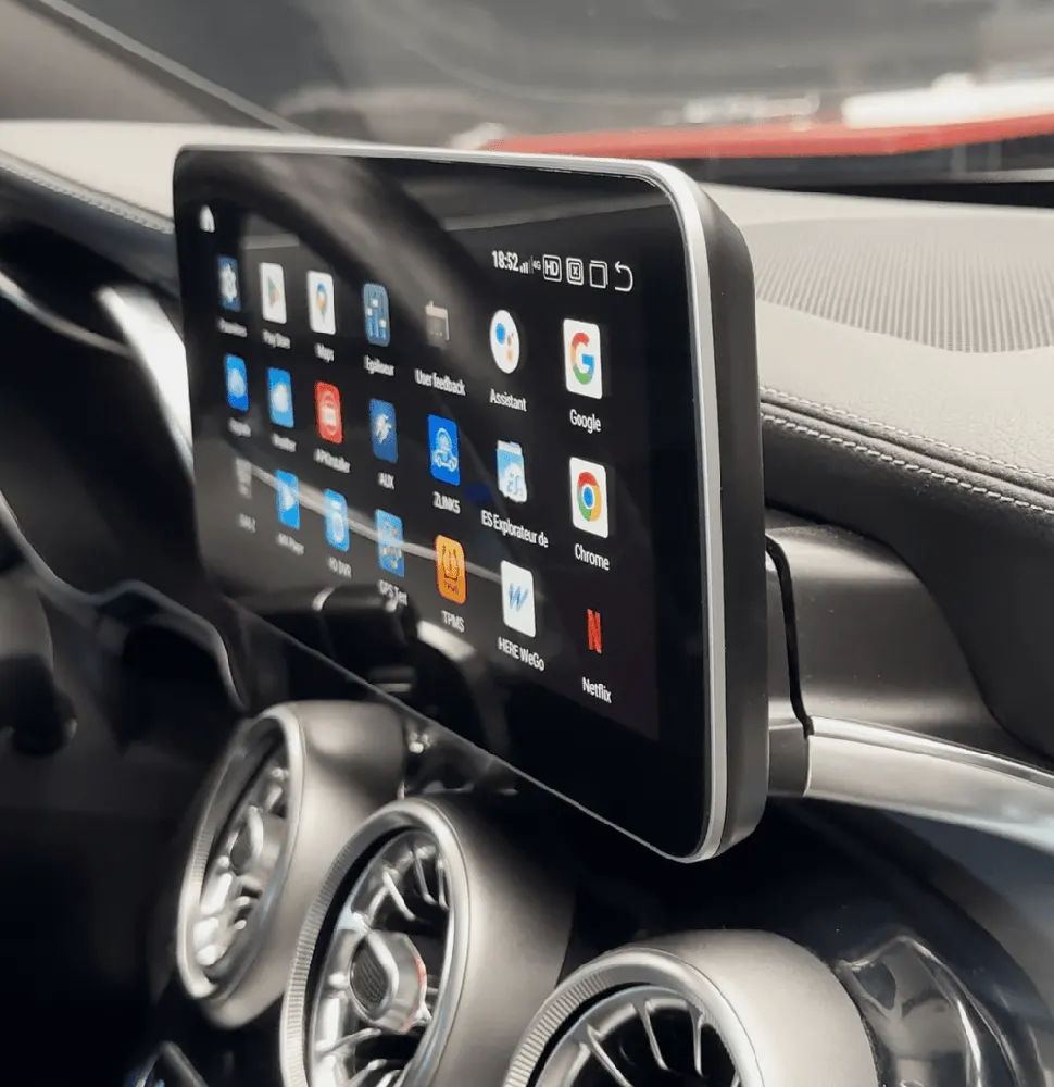Écran Android 10,25″ pour Mercedes Classe C W205 · NTG 5.0, 5.1 ET 5.2 (2015–2017) · vue 2