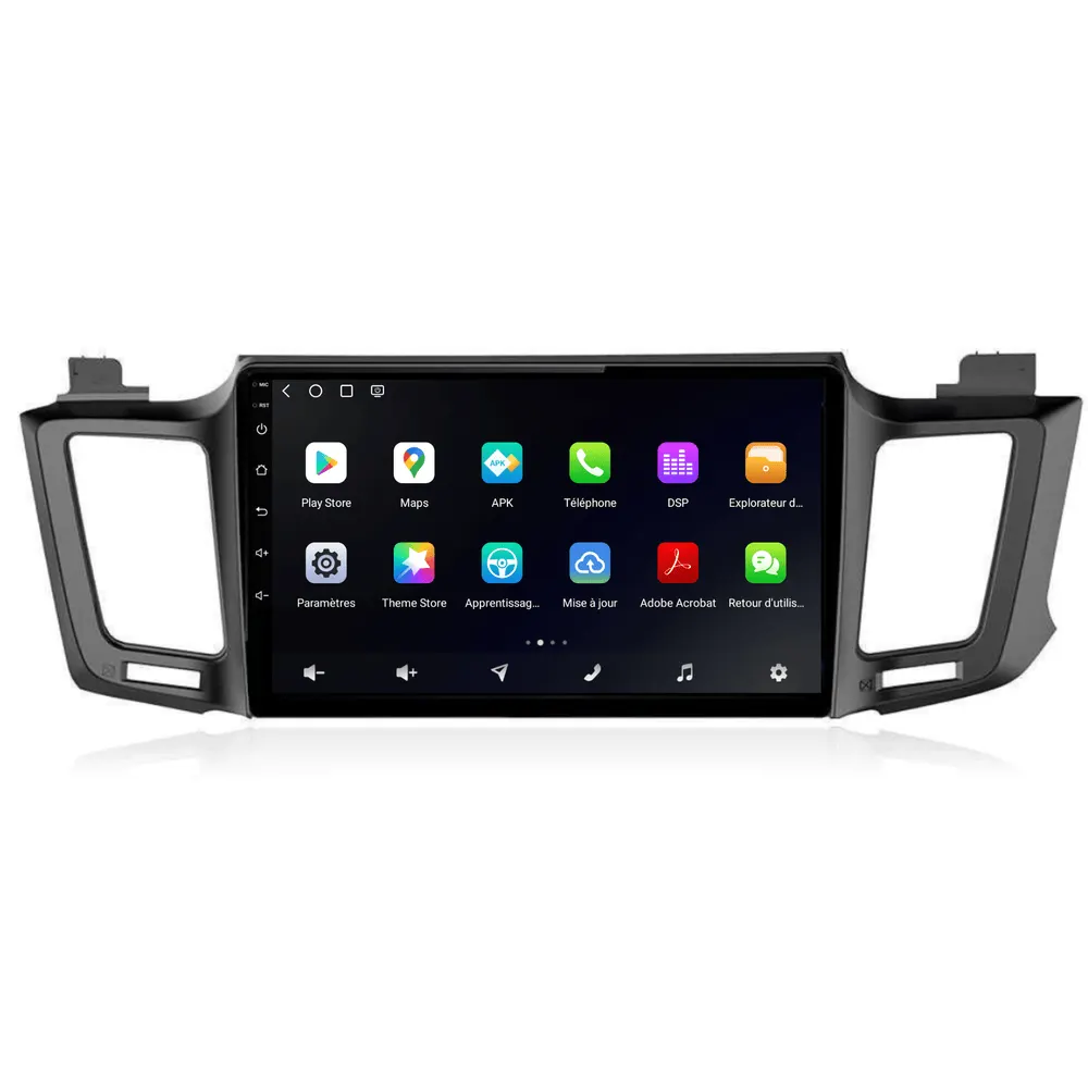 Autoradio Android 10,1″ pour Toyota RAV4 (2013–2018) · vue 3