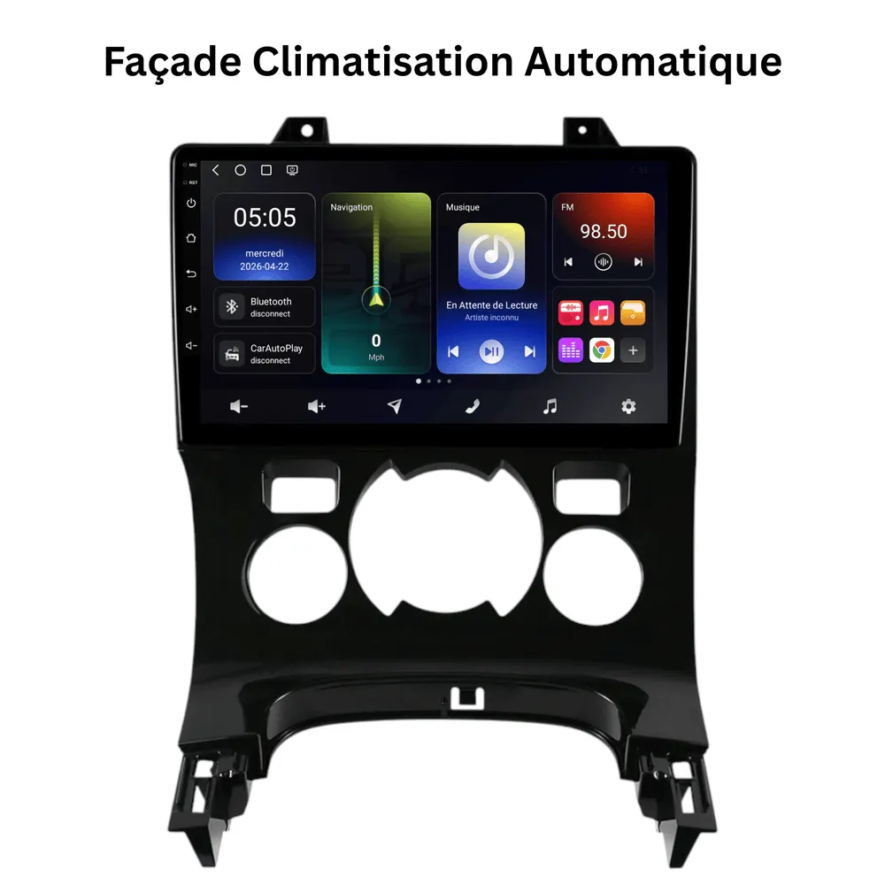 Autoradio Android 9″ pour Peugeot 5008 (2009–2017) · vue 6