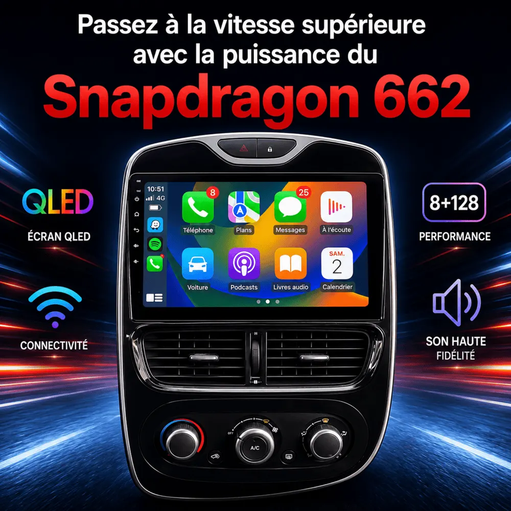 Autoradio Android 10,1″ pour Renault Clio 4 Phase 2