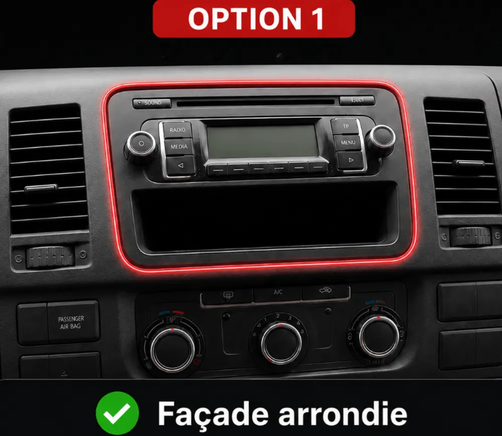 Autoradio Android 9″ pour Volkswagen Multivan/Transporter/Caravelle T5 (2003–2015) · vue 9