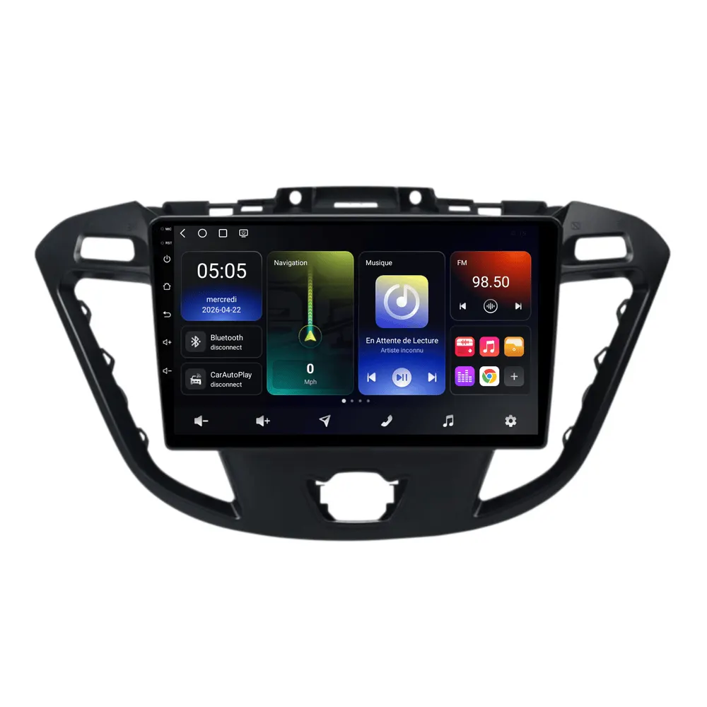 Autoradio Android 9″ pour Ford Tourneo Custom (2012–2018) · vue 7