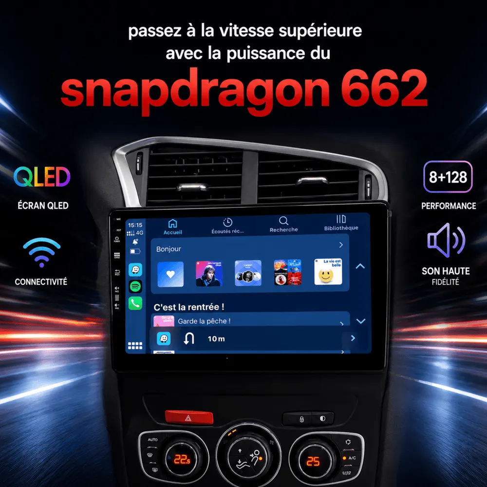 Autoradio Android 10,1″ pour Citroën C4