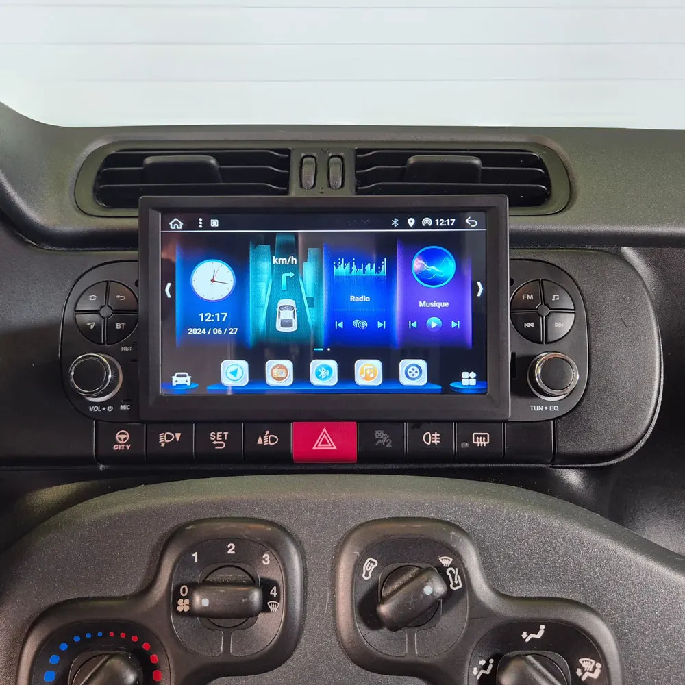 Autoradio Android 7″ pour Fiat Panda III/Pandina (À partir de 2011) · vue 6